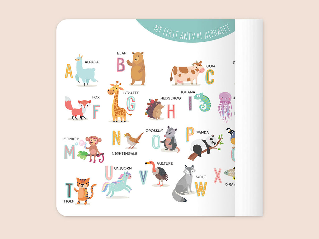 Podmetači na engleskom Stikea Podmetač My first animal alphabet