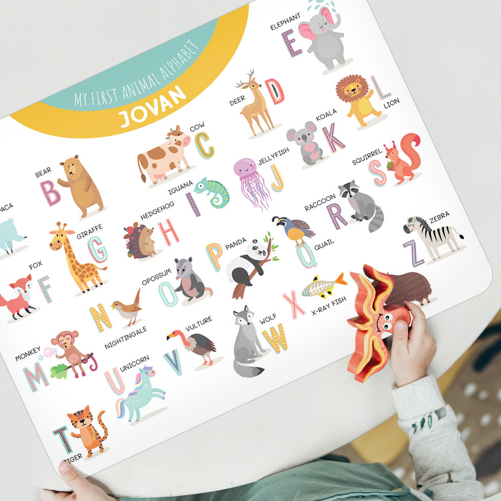 Podmetači na engleskom Stikea Podmetač My first animal alphabet